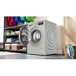 Bosch Serie 6 WUU28T6KES lavadora Carga frontal 9 kg 1351 RPM Acero inoxidable