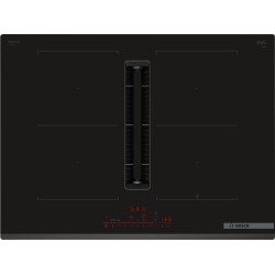 Bosch Serie 6 PVQ731H26E hobs Negro Integrado 71 cm Con placa de inducción 4 zona(s) Campana integrada