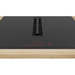 Bosch Serie 6 PVQ731H26E hobs Negro Integrado 71 cm Con placa de inducción 4 zona(s) Campana integrada
