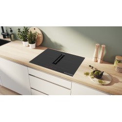 Bosch Serie 6 PVQ731H26E hobs Negro Integrado 71 cm Con placa de inducción 4 zona(s) Campana integrada