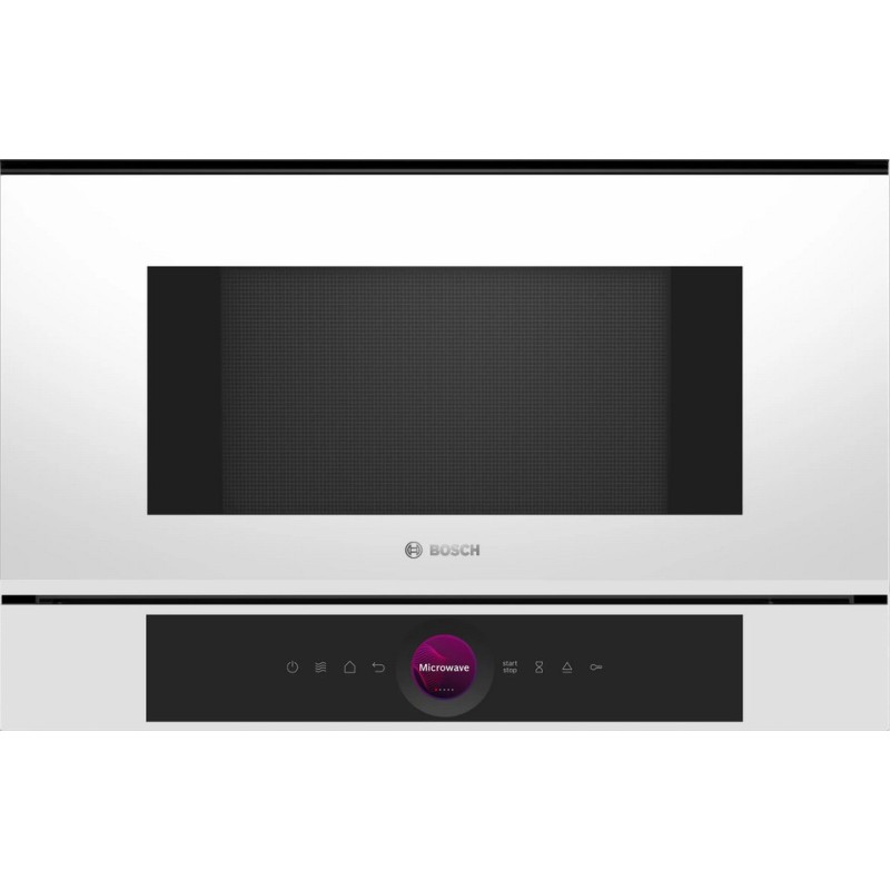 Bosch Serie 8 BFL7221W1 microondas Blanco Solo microondas Integrado 21 L 900 W