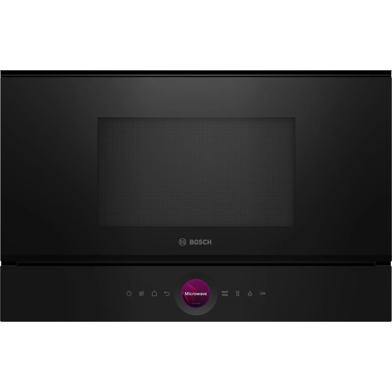 Bosch Serie 8 BFR7221B1 microondas Negro Solo microondas Integrado 21 L 900 W