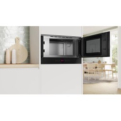 Bosch Serie 8 BFR7221B1 microondas Negro Solo microondas Integrado 21 L 900 W