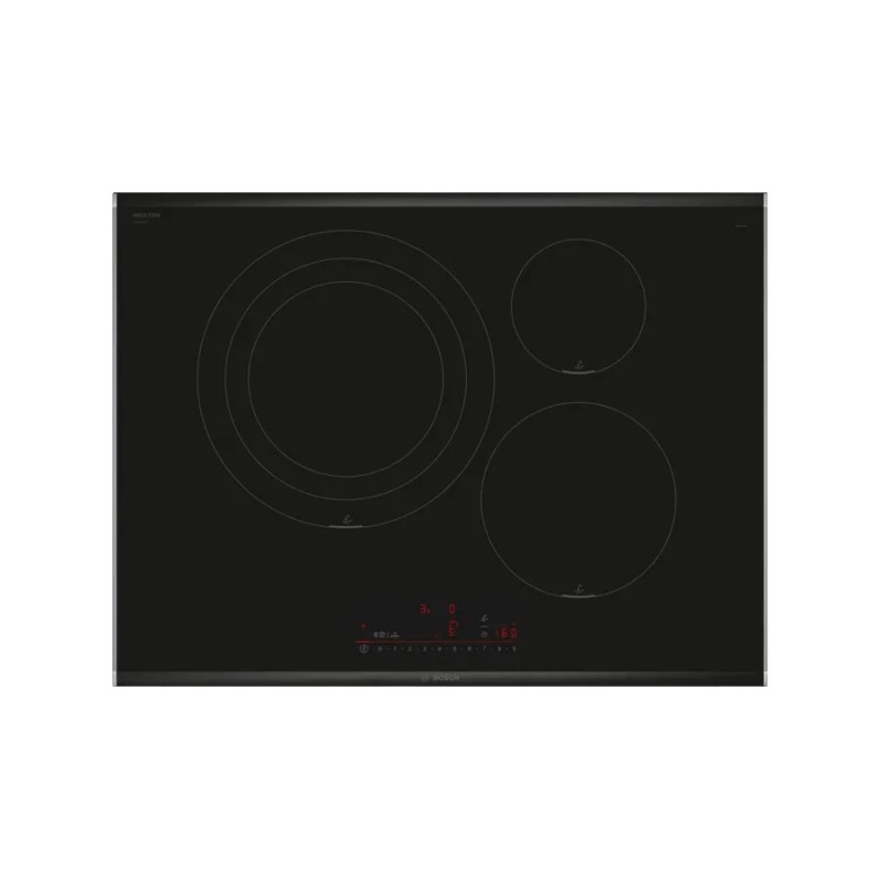 Bosch Serie 6 PID775HC1E hobs Negro Integrado 71 cm Con placa de inducción 3 zona(s)