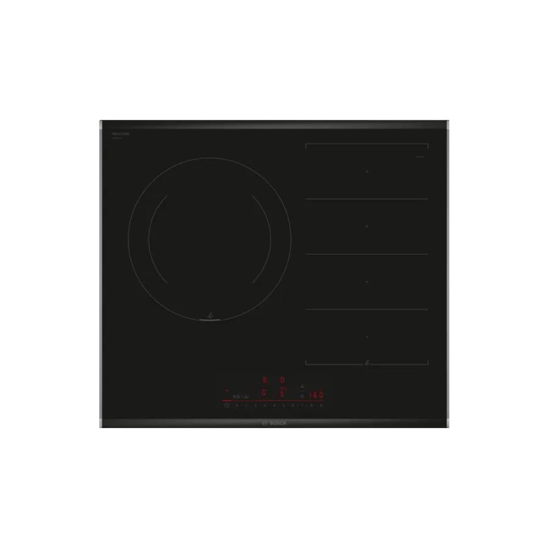 Bosch Serie 6 PXJ675HC1E hobs Negro Integrado 60 cm Con placa de inducción 3 zona(s)
