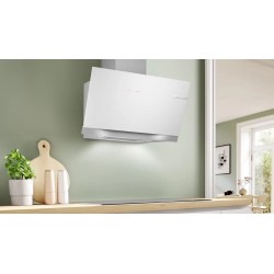 Bosch Serie 8 DWK91LT20 campana De pared Blanco 441 m³ h