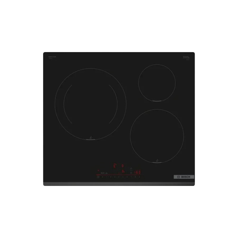 Bosch Serie 6 PIJ631HC1E hobs Negro Integrado 59.2 cm Con placa de inducción 3 zona(s)