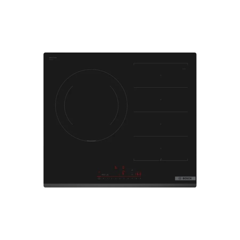 Bosch Serie 6 PXJ631HC2E hobs Negro Integrado 59.2 cm Con placa de inducción 3 zona(s)