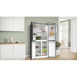 Bosch Serie 4 KMC85LBEA nevera puerta lado a lado Independiente 547 L Negro