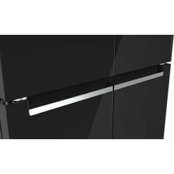 Bosch Serie 4 KMC85LBEA nevera puerta lado a lado Independiente 547 L Negro
