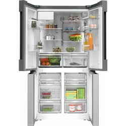 Bosch Serie 6 KFD96APEA nevera puerta lado a lado Independiente 574 L Acero inoxidable