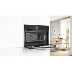 Bosch Serie 8 CBG7341B1 horno 47 L Negro, Acero inoxidable
