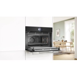 Bosch Serie 8 CMG7761B1 microondas Negro Microondas combinado Integrado 45 L 900 W