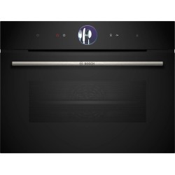 Bosch Serie 8 CSG7361B1 horno de vapor Medio Negro Tocar