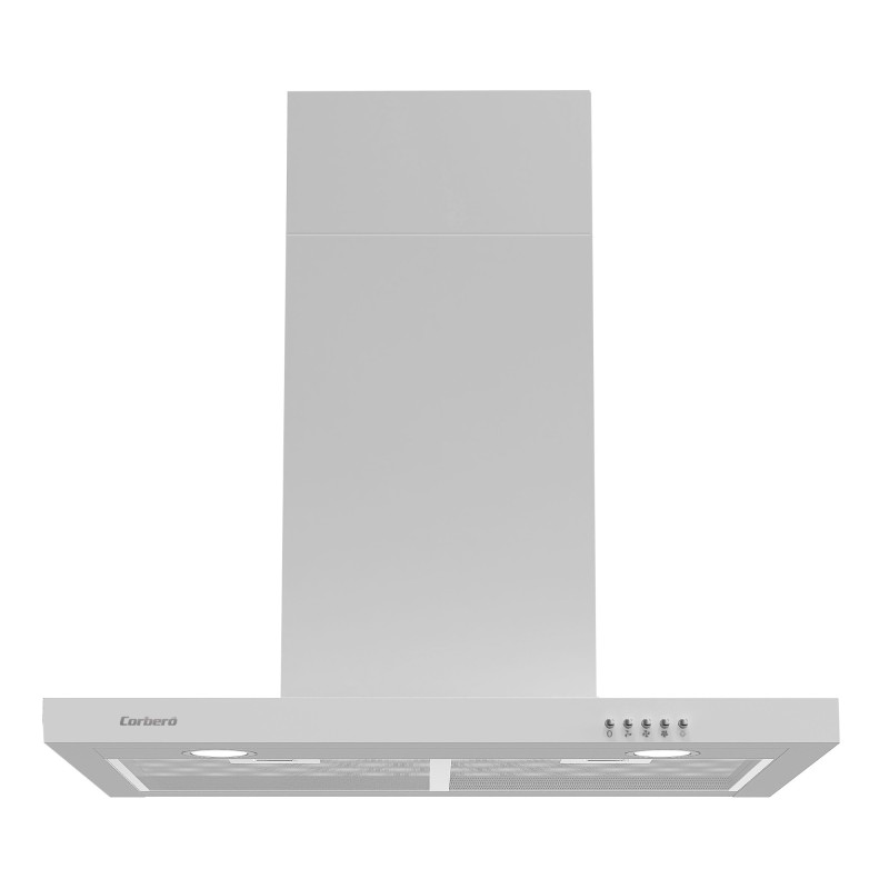 Corbero VOSTOK760W campana De pared Blanco 647,7 m³ h