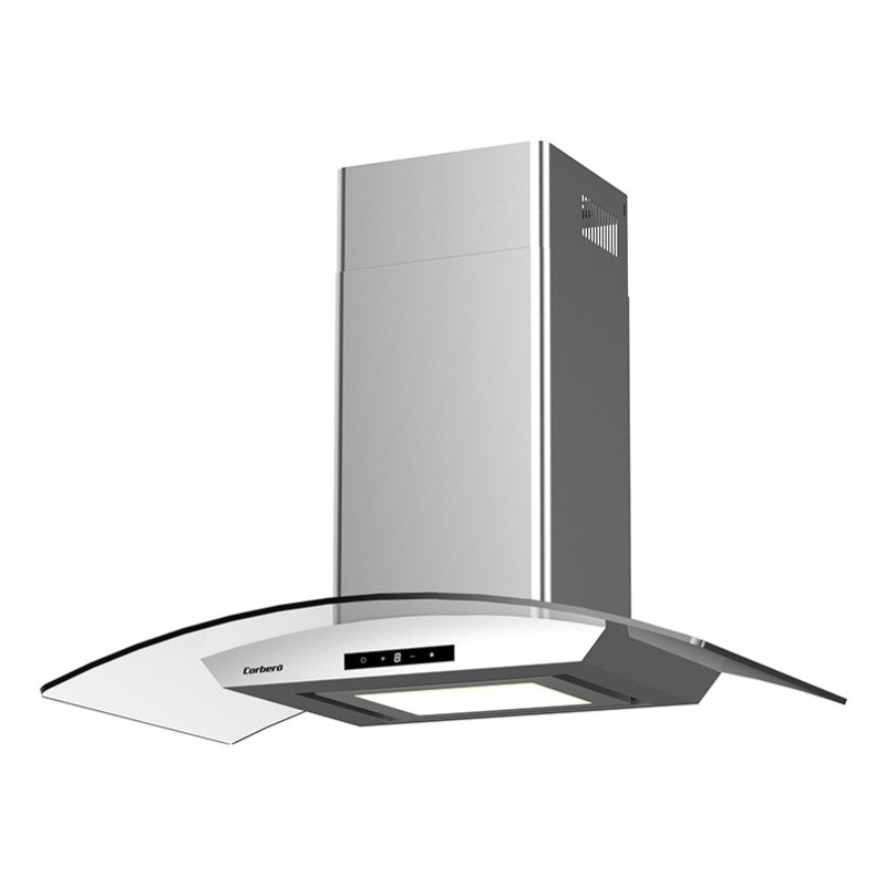 Corbero FUJI975XGLASS campana De pared Acero inoxidable 720,2 m³ h