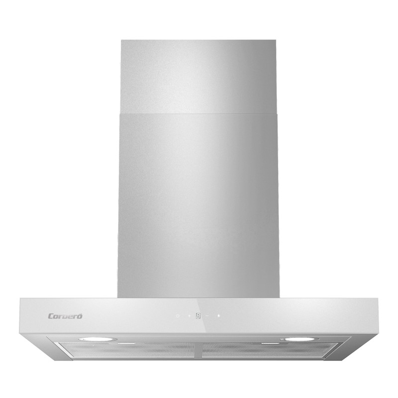 Corbero NANGA675XW campana De pared Acero inoxidable, Blanco 756 m³ h
