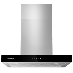 Corbero NANGA675XB campana De pared Negro, Acero inoxidable 756 m³ h