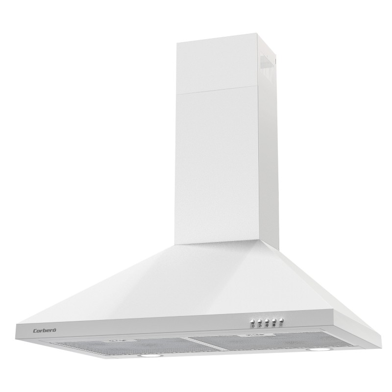 Corbero KURAMATHI760W campana De pared Blanco 621,71 m³ h