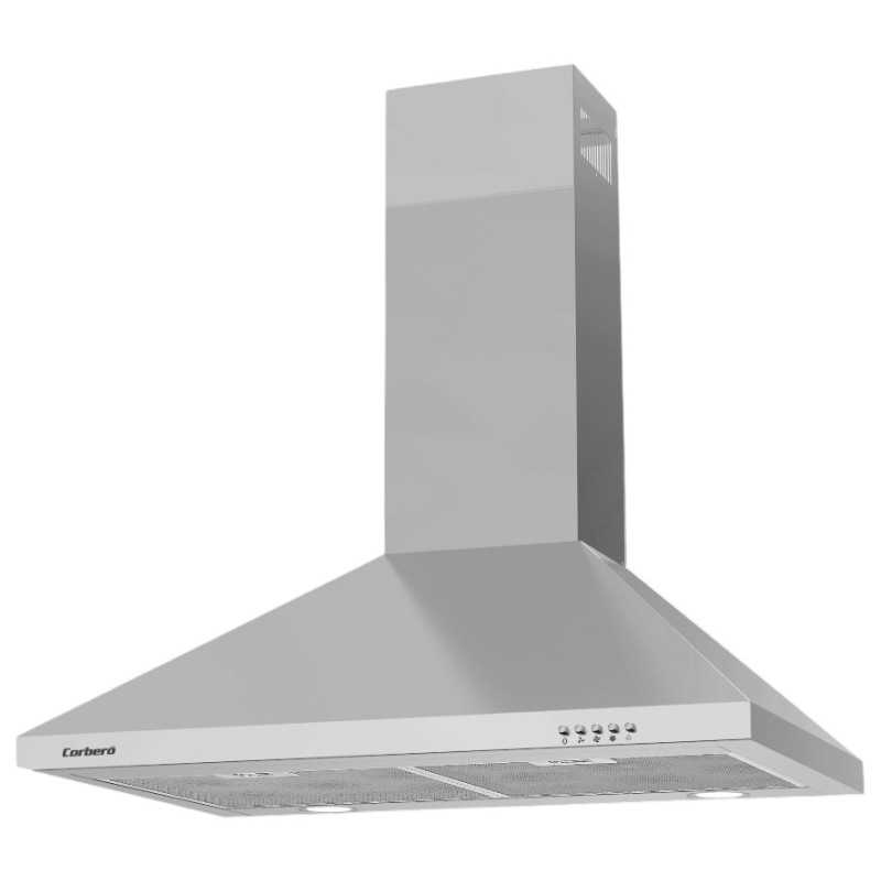 Corbero KURAMATHI760X campana De pared Acero inoxidable 621,71 m³ h