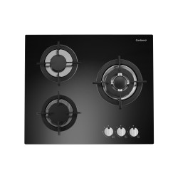 Corbero CPCGY2303N hobs Negro Integrado 60 cm Encimera de gas 3 zona(s)