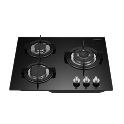 Corbero CPCGY2303N hobs Negro Integrado 60 cm Encimera de gas 3 zona(s)