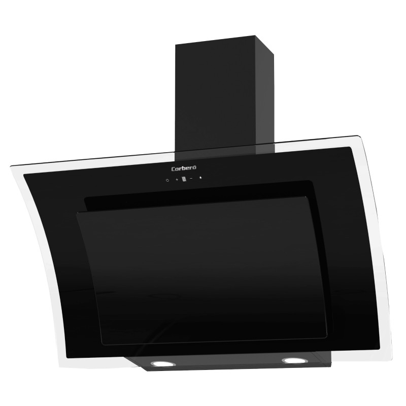 Corbero NYASA9000B campana De pared Negro 831,1 m³ h