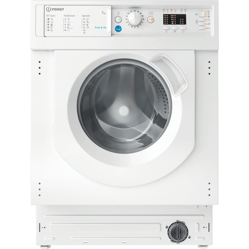 Indesit BI WMIL 71252 EU N lavadora Carga frontal 7 kg 1151 RPM Blanco