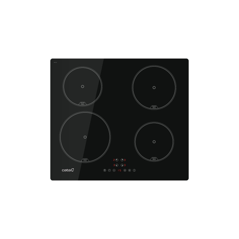 CATA IB 6304 BK Negro Integrado 59 cm Con placa de inducción 4 zona(s)