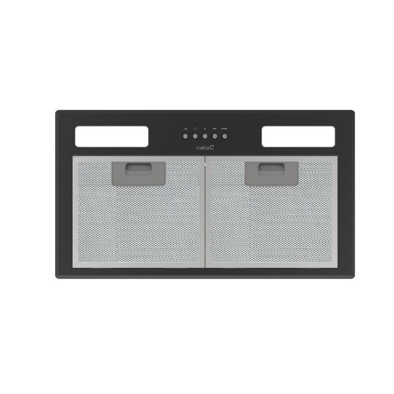 CATA 02030408 campana De pared Negro, Acero inoxidable 645 m³ h