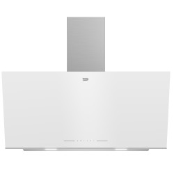 Beko BHCA96641BWHS campana De pared Blanco 441 m³ h