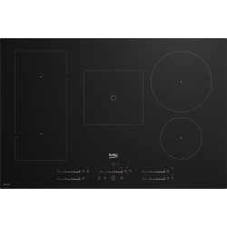 Beko HII85770UFT Negro Integrado 80 cm Con placa de inducción 5 zona(s)