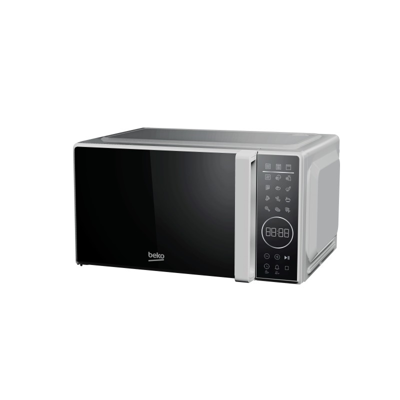 Beko MGC20130SFB microondas Negro, Plata Microondas con grill Encimera 20 L 700 W