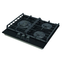 Edesa EGG-6031 TI TR CI N Negro Integrado 58 cm Encimera de gas 3 zona(s)