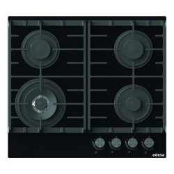 Edesa EGG-6041 TI TR CI N Negro Integrado 58 cm Encimera de gas 4 zona(s)