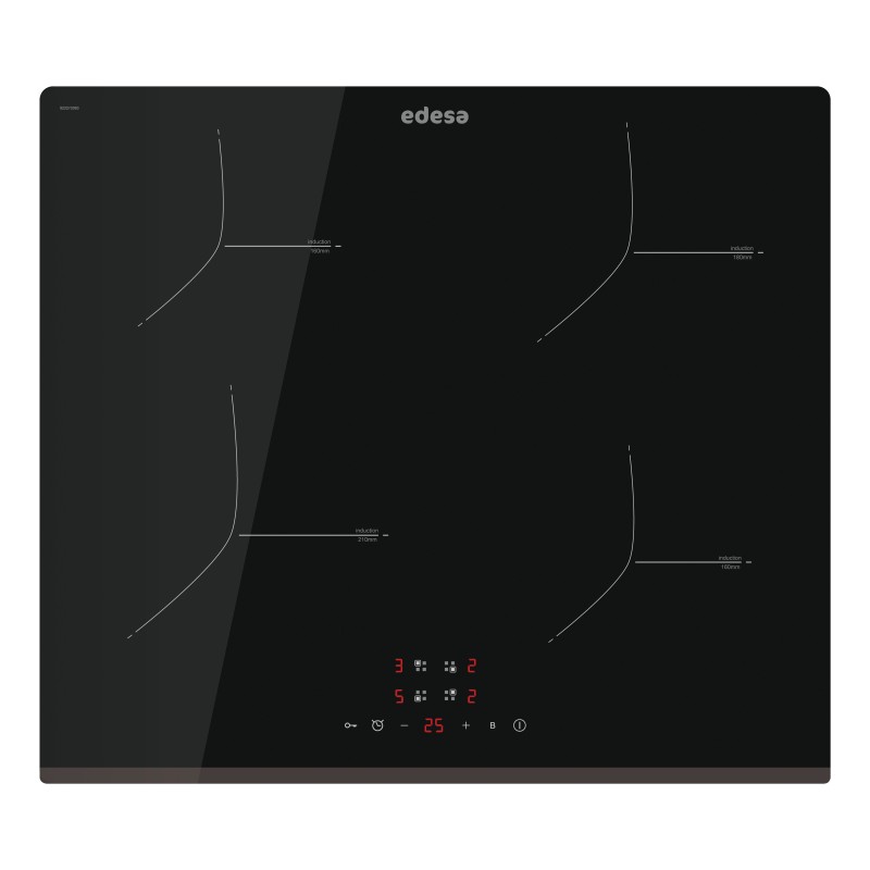 Edesa EIT-6422 B Negro Integrado 59 cm Con placa de inducción 4 zona(s)