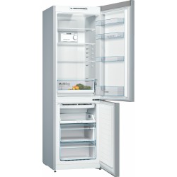 Bosch Serie 2 KGN36NLEA nevera y congelador Independiente 305 L Acero inoxidable
