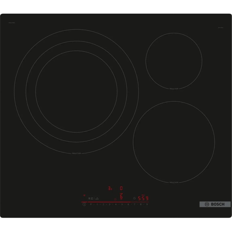 Bosch Serie 6 PID61RHB1E hobs Negro Integrado 60 cm Con placa de inducción 3 zona(s)