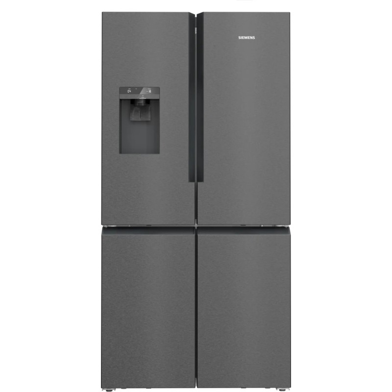 Siemens iQ500 KF96DAXEA nevera puerta lado a lado Independiente 574 L Negro, Acero inoxidable