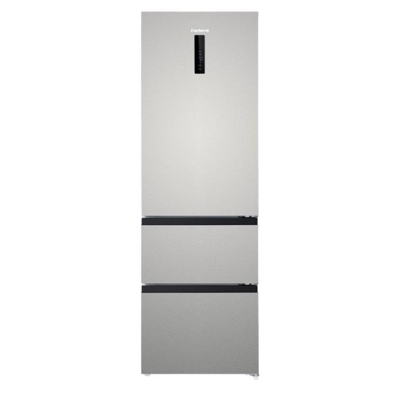 Corbero CFFDM421NFXINV nevera y congelador Independiente 401 L Acero inoxidable