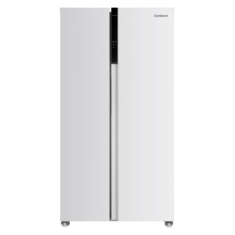 Corbero CFSBSH634NFW nevera puerta lado a lado Independiente 442 L Blanco