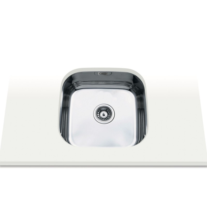 Edesa FUJI BE 40x40 1C R-60 Fregadero encastrado bajo encimera Rectangular Acero inoxidable