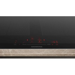 Siemens EX275HXC1E hobs Aluminio, Negro Integrado 90 cm Con placa de inducción 4 zona(s)
