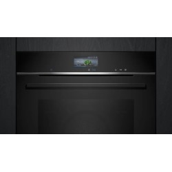 Siemens HR776G1B1 horno 71 L 3600 W Negro, Acero inoxidable