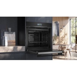 Siemens HR776G1B1 horno 71 L 3600 W Negro, Acero inoxidable