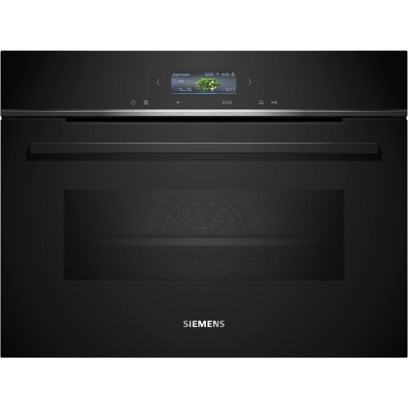 Siemens iQ700 CM724G1B1 horno 45 L Negro