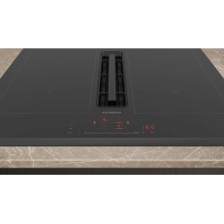 Siemens iQ500 ED631HQ26E hobs Negro Integrado 60 cm Con placa de inducción 4 zona(s) Campana integrada