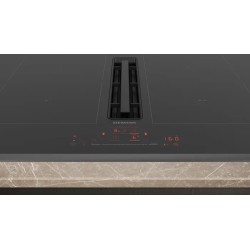 Siemens ED751HQ26E hobs Negro Integrado 71 cm Con placa de inducción 4 zona(s) Campana integrada