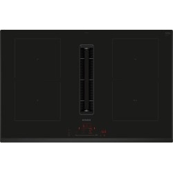 Siemens iQ500 ED851HQ26E hobs Negro Integrado 80 cm Con placa de inducción 4 zona(s) Campana integrada