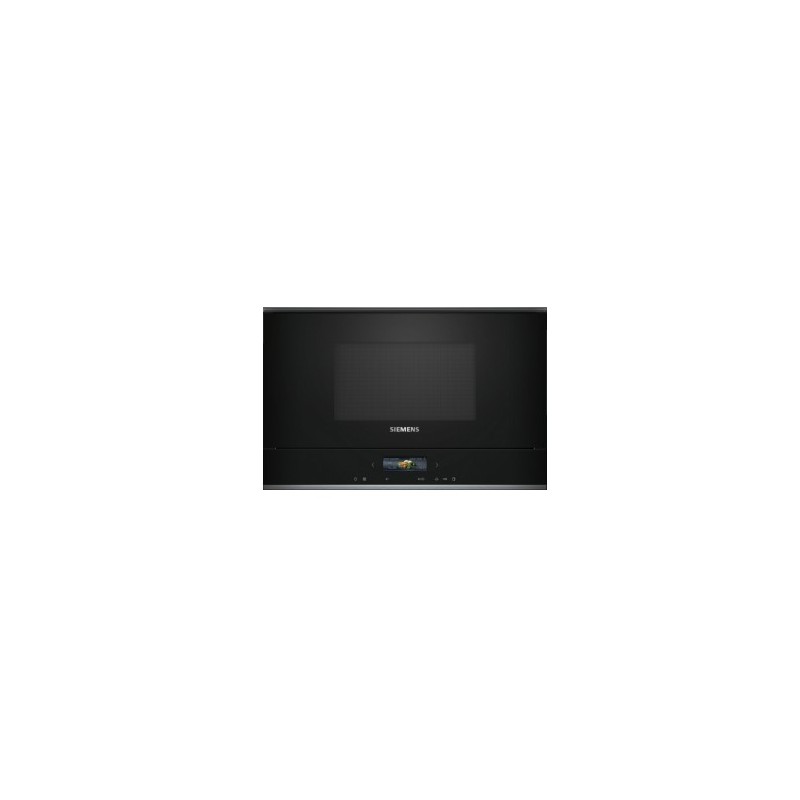 Siemens iQ700 BE732L1B1 microondas Negro Microondas combinado Integrado 21 L 900 W